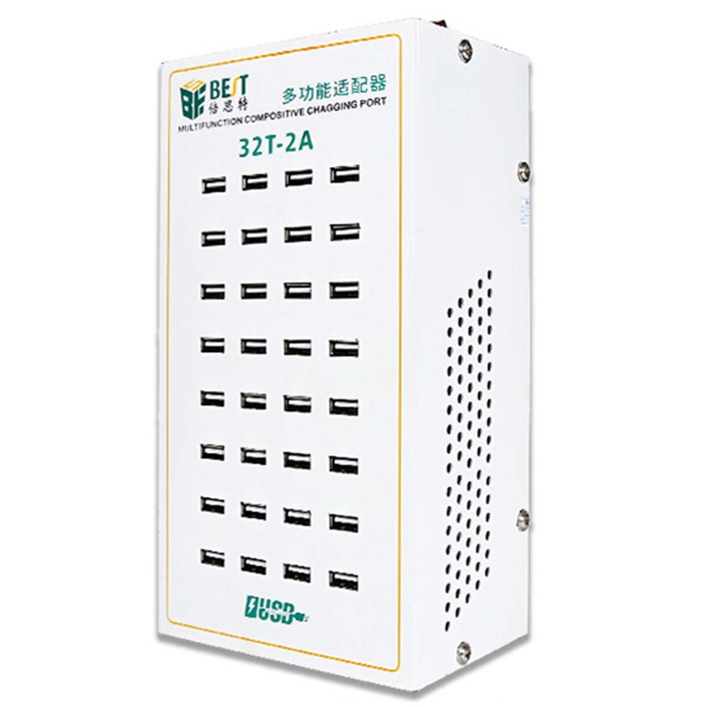 Punjač Stanica Best 32T-2A, 2A, 32 x USB-A, Bijela