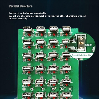 Punjač Stanica Best 32T-2A, 2A, 32 x USB-A, Bijela