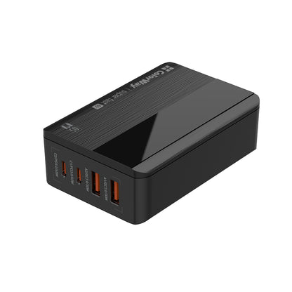Punjač Stanica ColorWay Display, 65W, 3.25A, 2 x USB-A - 2 x USB-C, Crna