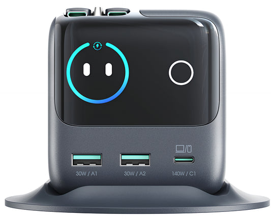 Punjač Stanica s USB-C Kabelom Joyroom Podix JR-TRD01, 140W, 1 x USB-C - 2 x USB-A, Siva