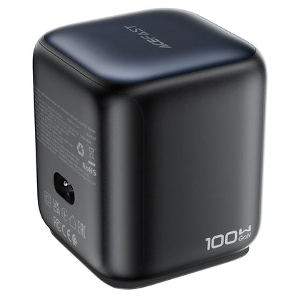 Punjač stanica s USB-C kabelom Acefast Z10, 100W, 1 x USB-A - 2 x USB-C, Crna