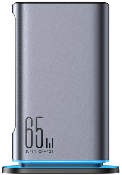Punjač Stanica Joyroom JR-TCM02 UK, 65W, 3.25A, 2 x USB-A - 4 x USB-C, Siva