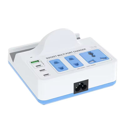 Punjač Stanica Relife RL-309H QI, 72W, 1 x USB-A - 3 x USB-C, Bijela