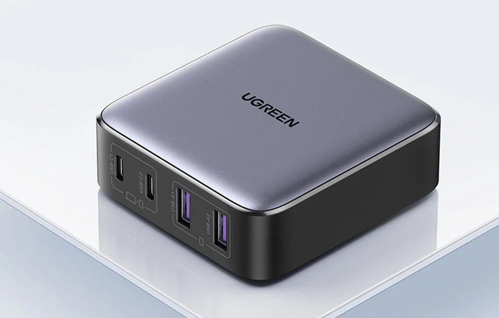 Punjač Stanica UGREEN CD327 Nexode, 65W, 3.25A, 2 x USB-A - 2 x USB-C, Crna