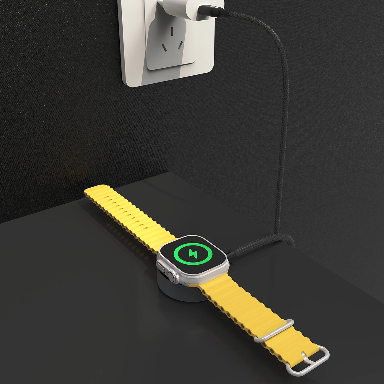 Bežični punjač Dudao A12C za Apple Watch Series, Crni