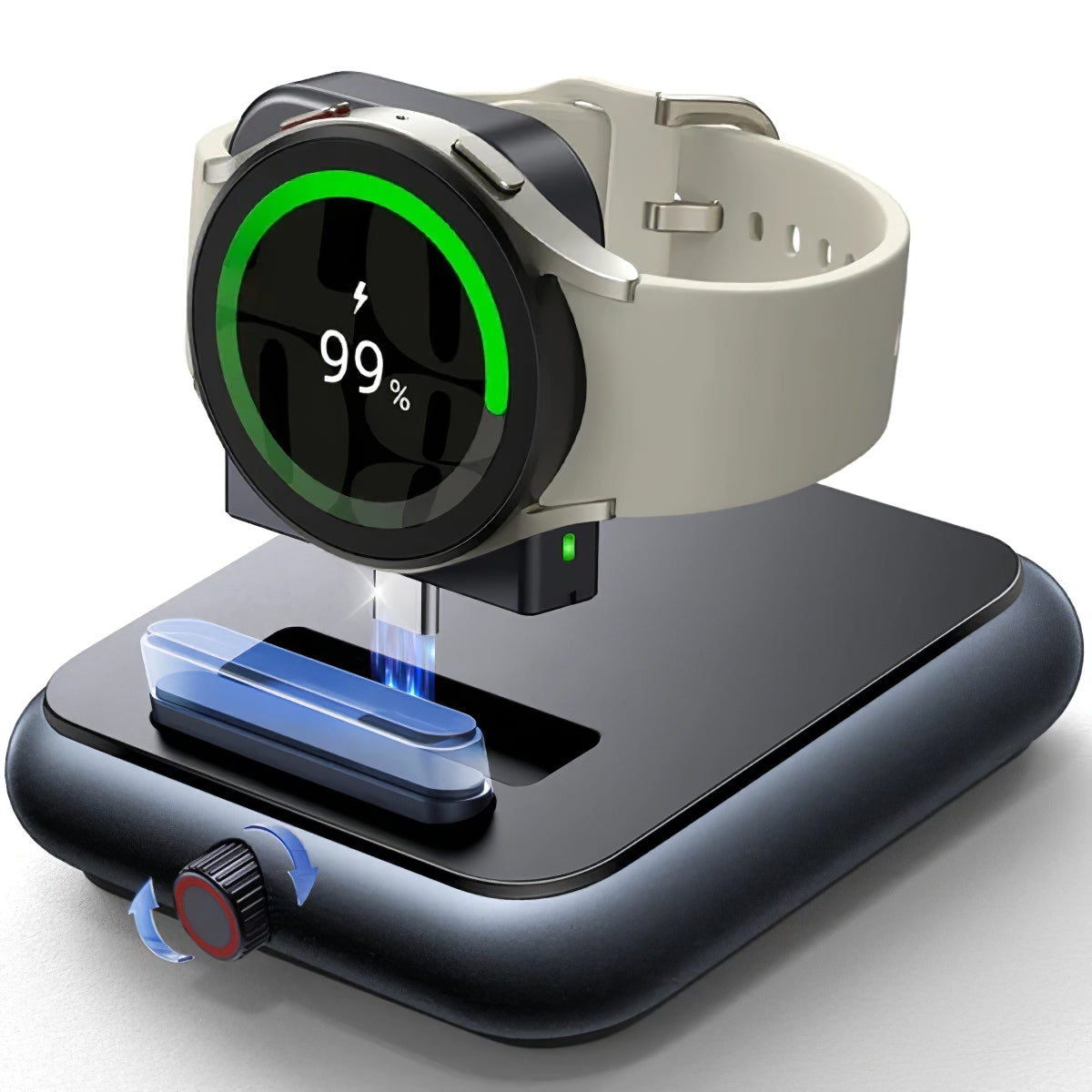 Bežični punjač Joyroom JR-WQW02 za Samsung Galaxy Watch seriju, Crni