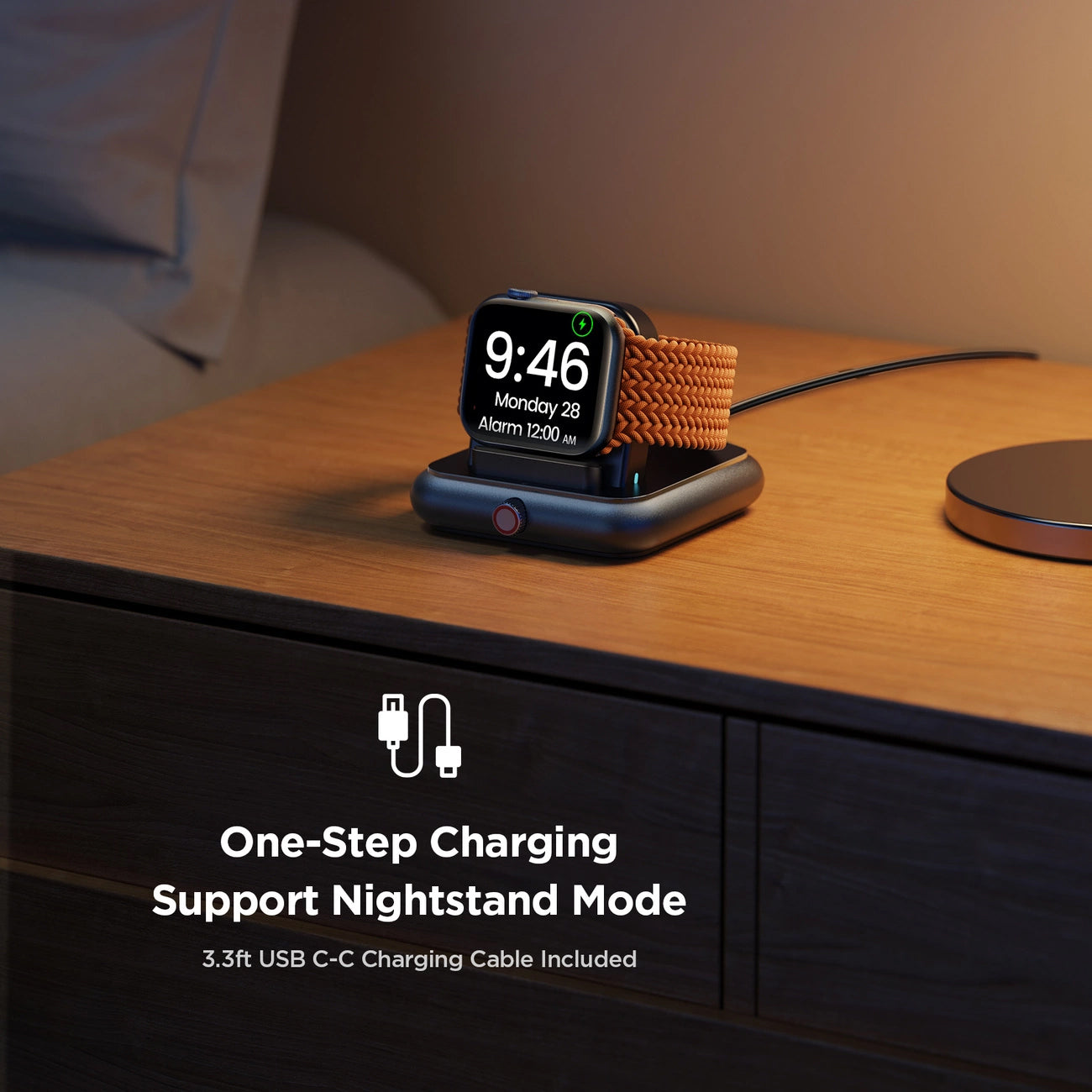Bežični punjač Joyroom JR-WQW03 za Apple Watch Series, Crni
