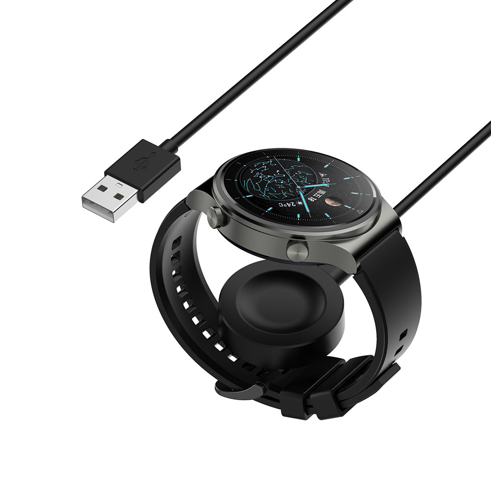 Bežični punjač Techsuit THC1 za Honor Watch / Huawei Watch seriju, USB-A, Crna