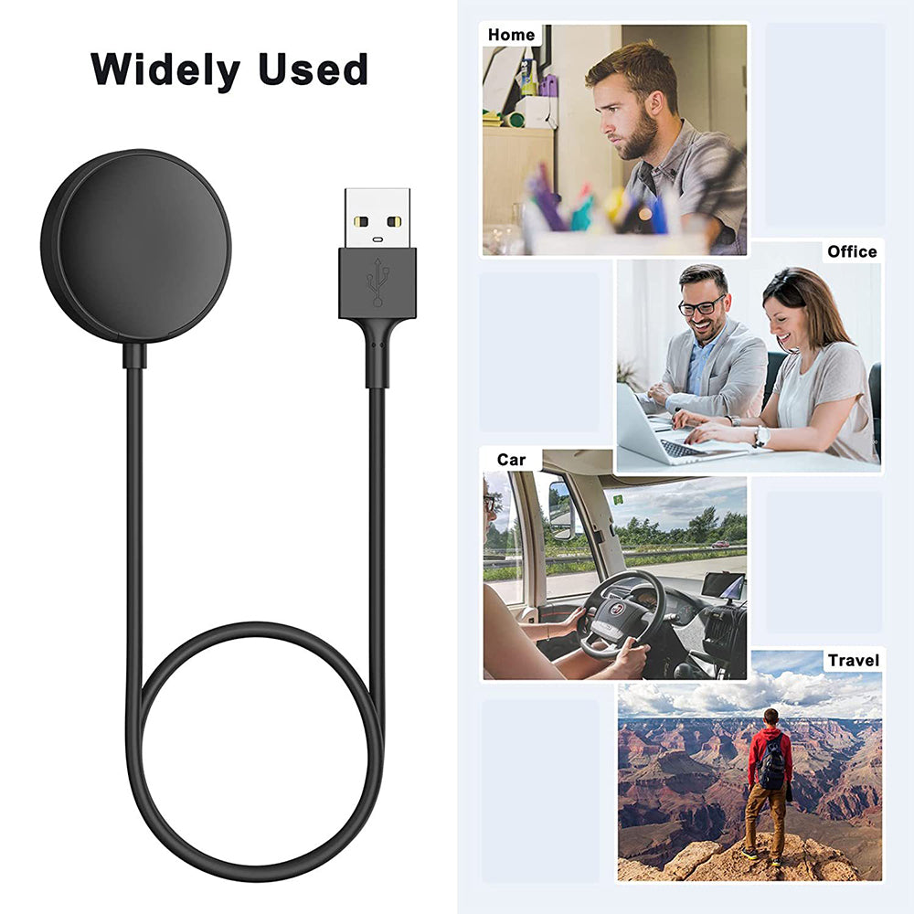 Bežični punjač Techsuit TSC12 za Samsung Galaxy Watch seriju, USB-A, Crni