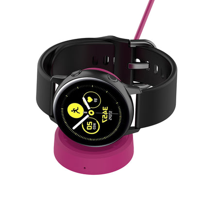 Bežični punjač Techsuit TSC3 za Samsung Galaxy Watch seriju, USB-A, Crni