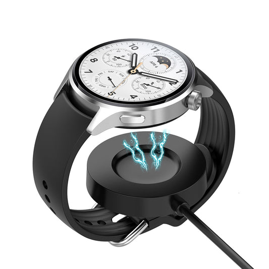 Bežični punjač Techsuit TXC6 za Xiaomi Watch S1 Pro, USB-A, Crni