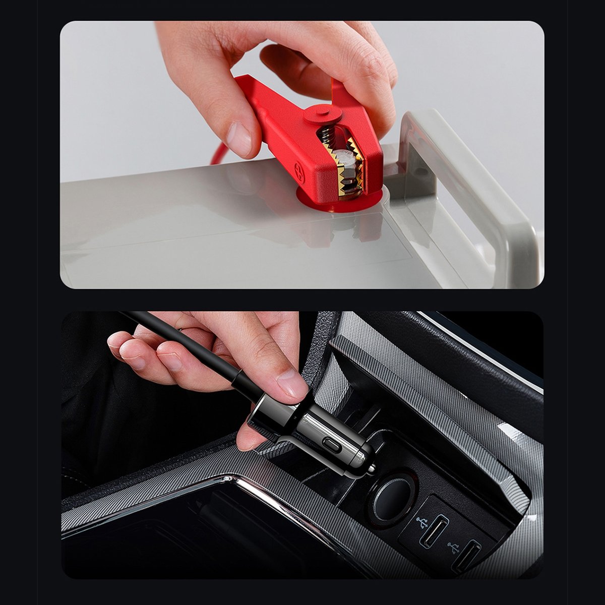 Invertor električni auto Baseus, 300W CGNB010101