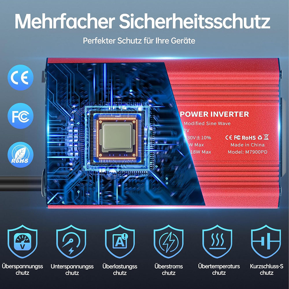 Auto Invertor Električni Techsuit FlexiCarVolt, 300W