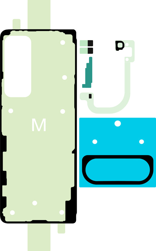 Kit Ljepilo Poklopac Baterije Samsung Galaxy Z Fold5 F946, Service Pack GH81-24686A
