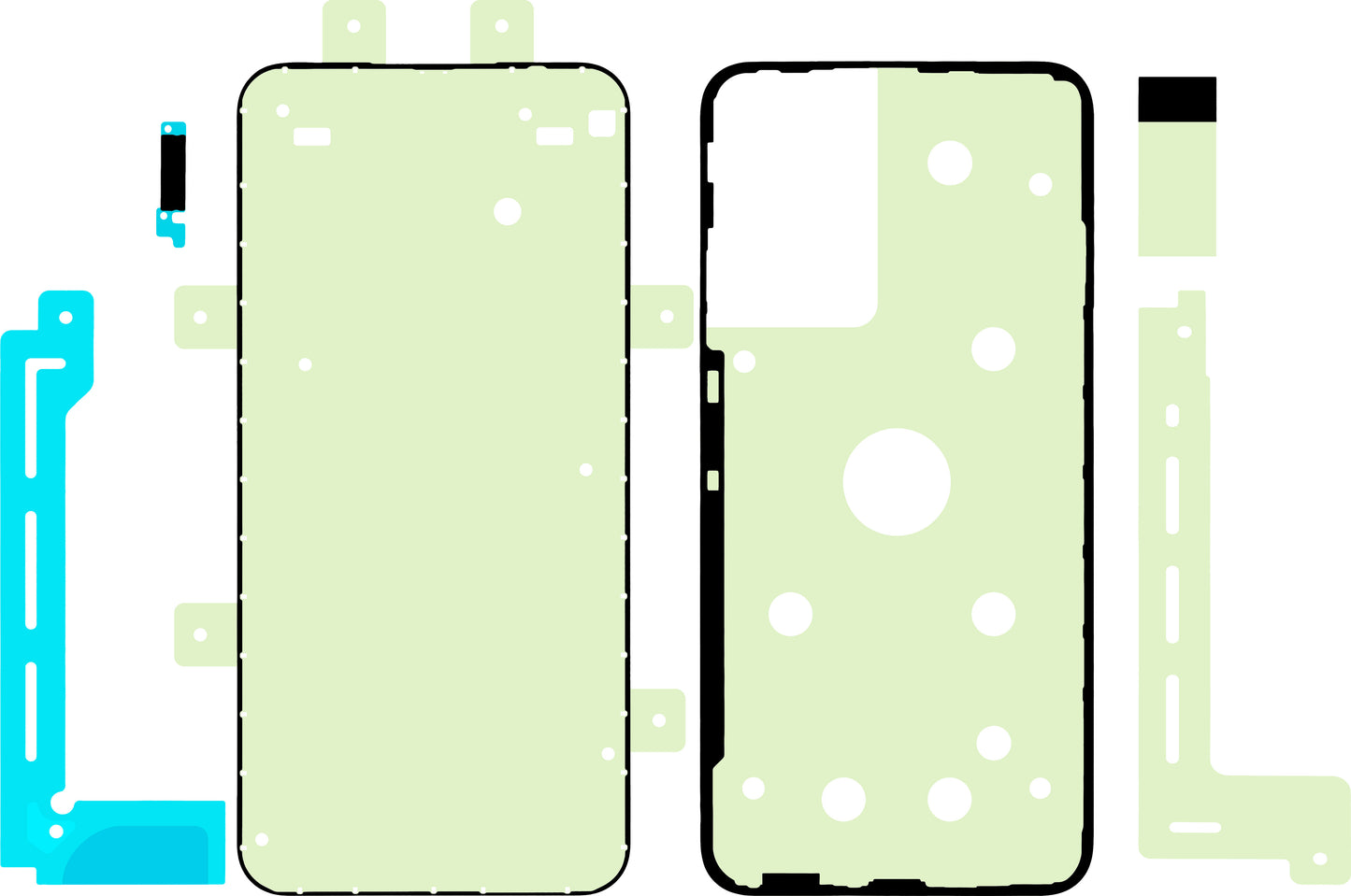 Kit Ljepilo za Zaslon Samsung Galaxy A34 A346, Service Pack GH82-31515A
