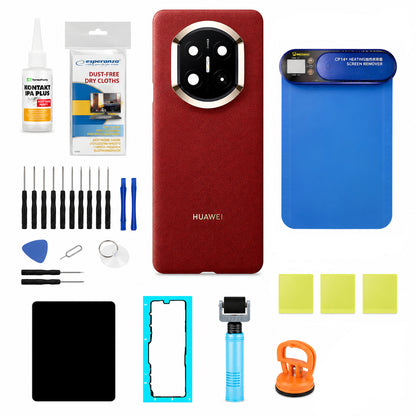 Kit poklopca baterije Huawei Mate X7 u boji burgundca (Nebula Red) Service Pack i posvećeni servisni alati