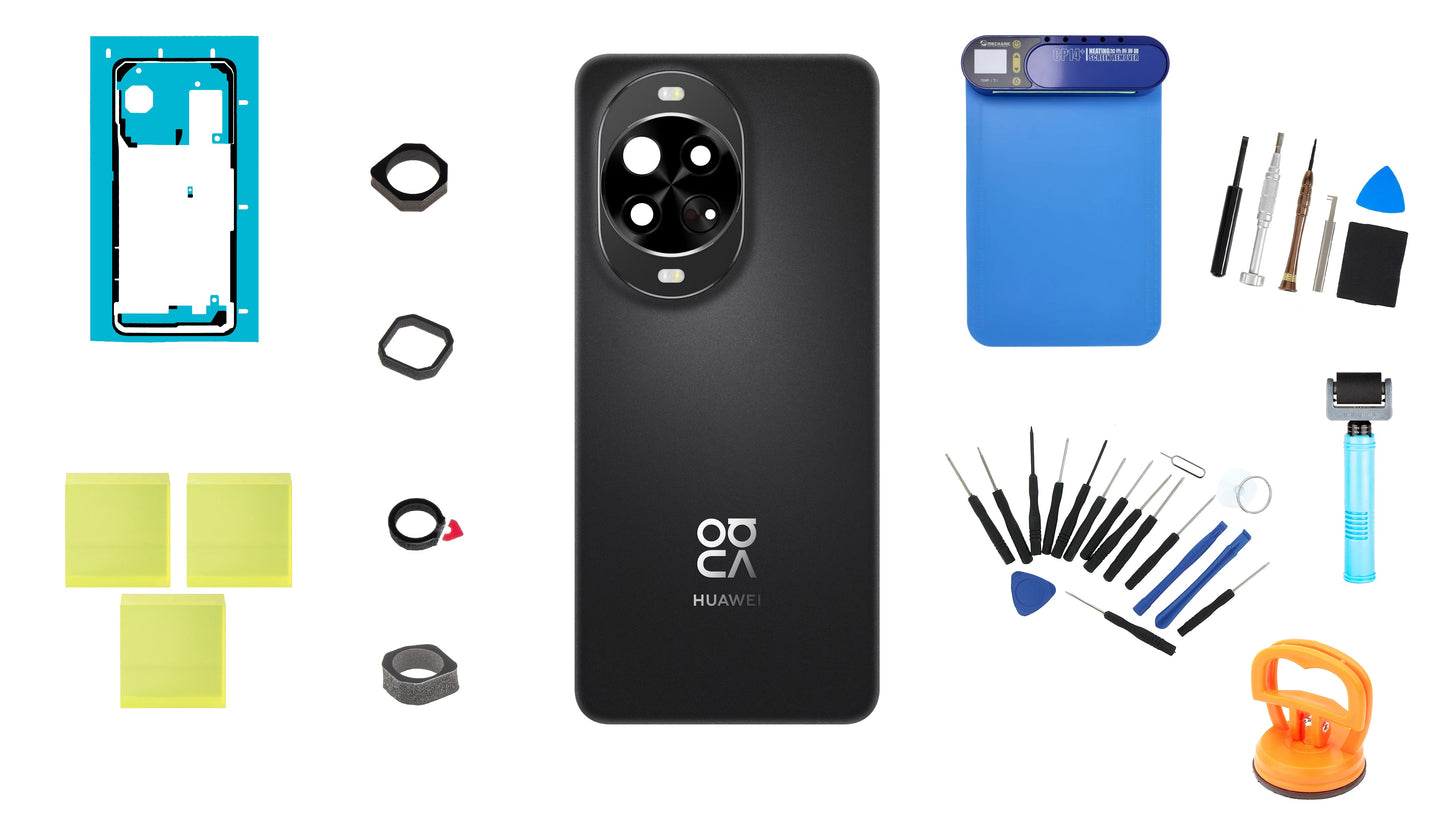 Kit poklopca baterije Huawei nova 14 Pro crni Service Pack i posvećeni servisni alati