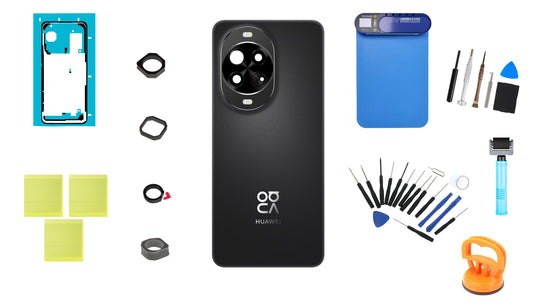 Kit poklopca baterije Huawei nova 14 Pro crni Service Pack i posvećeni servisni alati