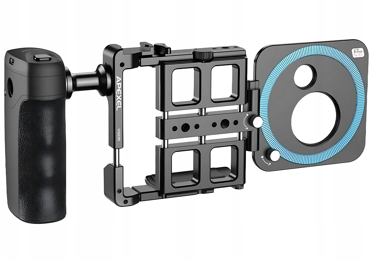 Apexel Vlogging Kit za Telefon, Crni APL-VG05CH