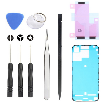 Kit za popravak Jiafa JF-8162 za zamjenu baterije Apple iPhone 15 Pro Max, 9in1
