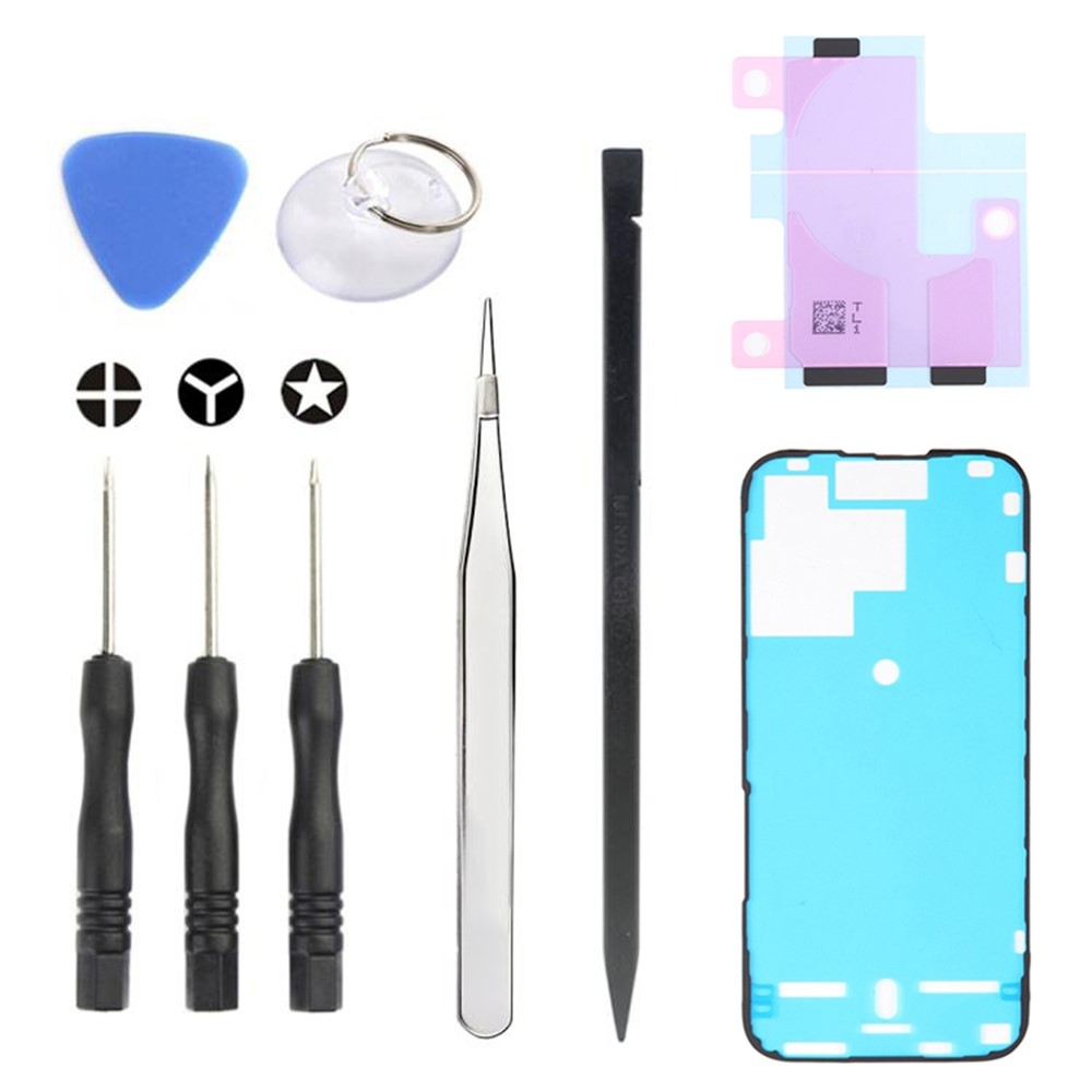 Kit za popravak Jiafa JF-8162 za zamjenu baterije Apple iPhone 15 Pro, 9u1