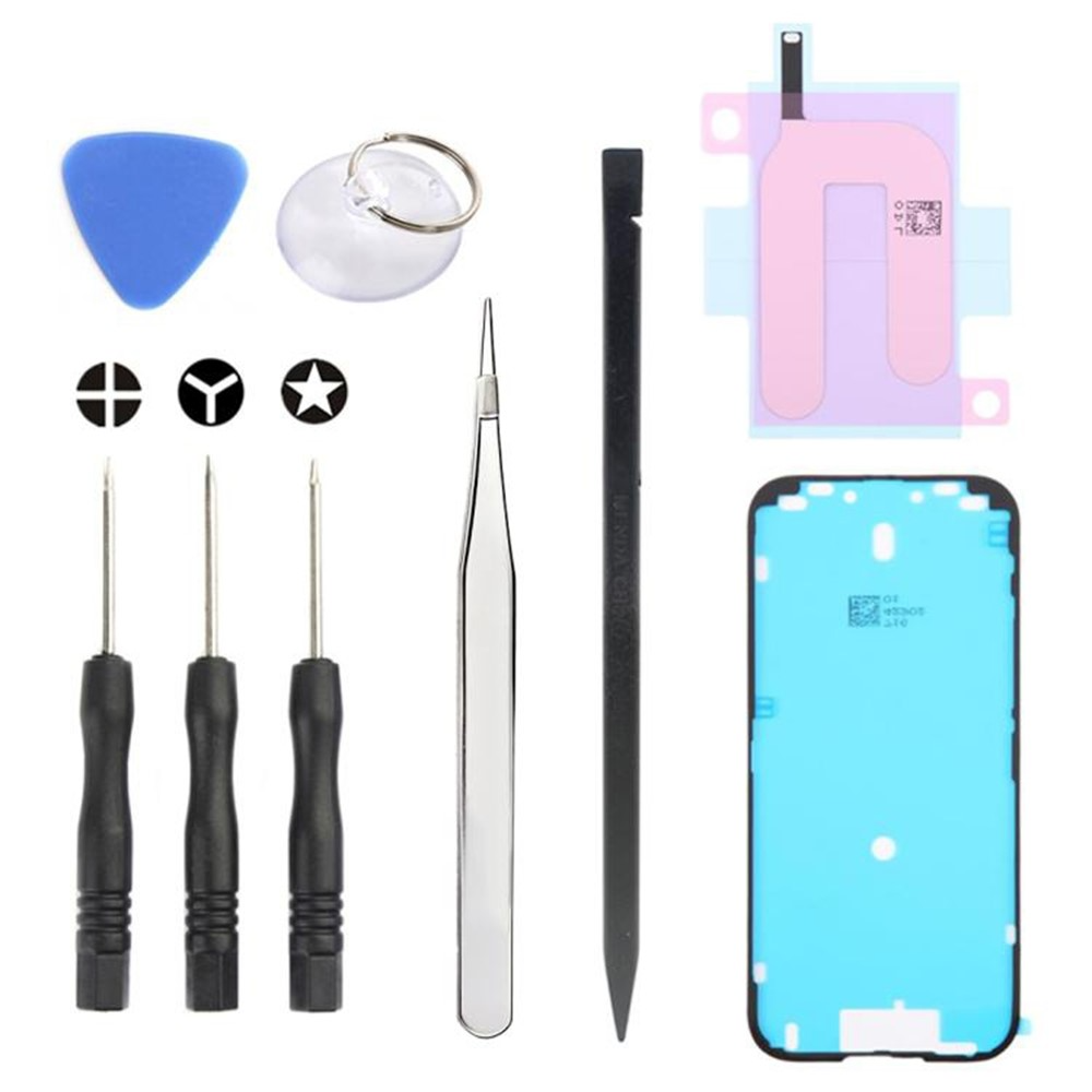 Kit za popravak Jiafa JF-8162 za zamjenu baterije Apple iPhone 17, 9in1