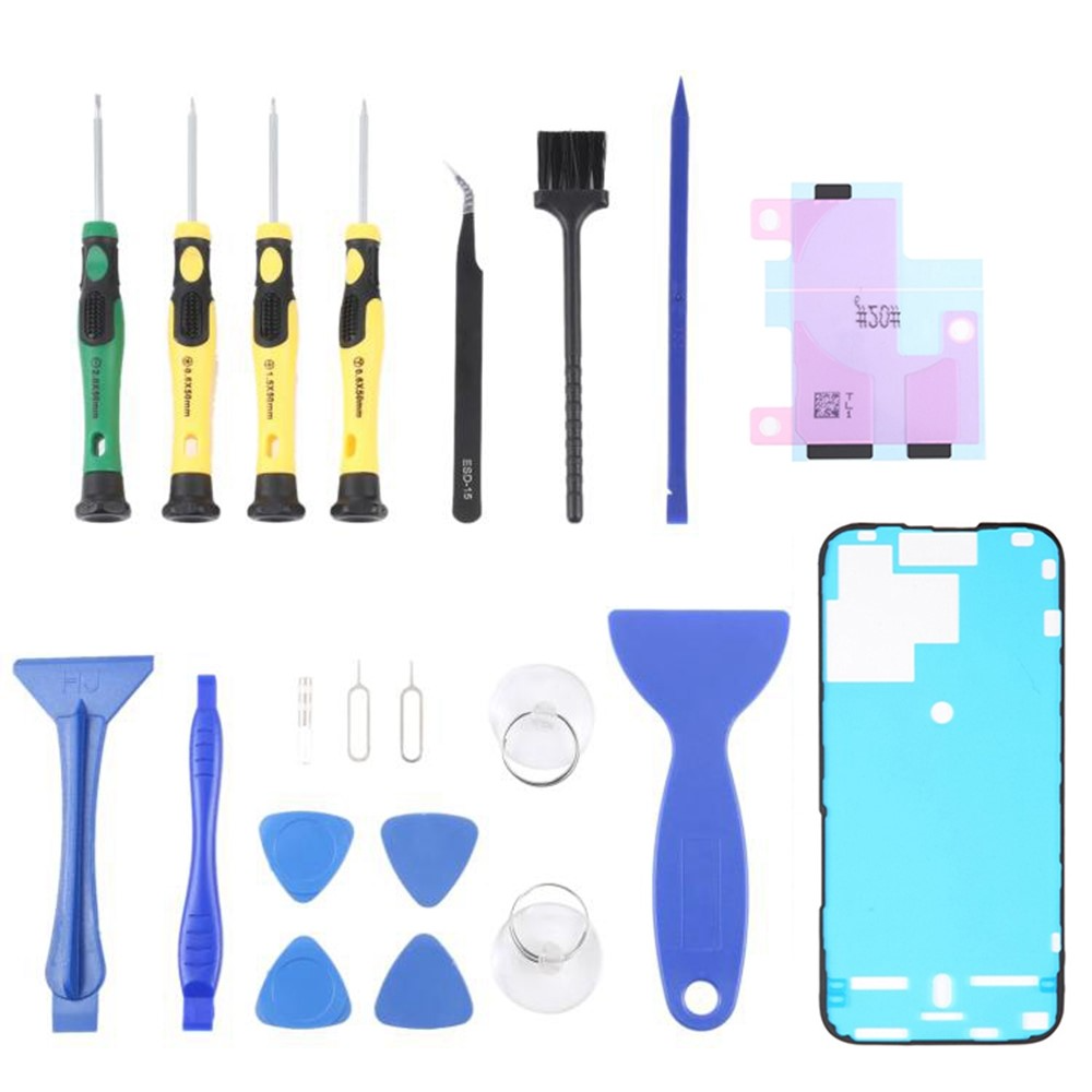 Kit za popravak Jiafa JF-8182 za zamjenu baterije Apple iPhone 15 Pro, 21u1