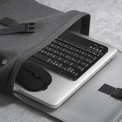 Komplet bežične tipkovnice i miša Techsuit AirCombo WKM1, BT / Wi-Fi, Crna