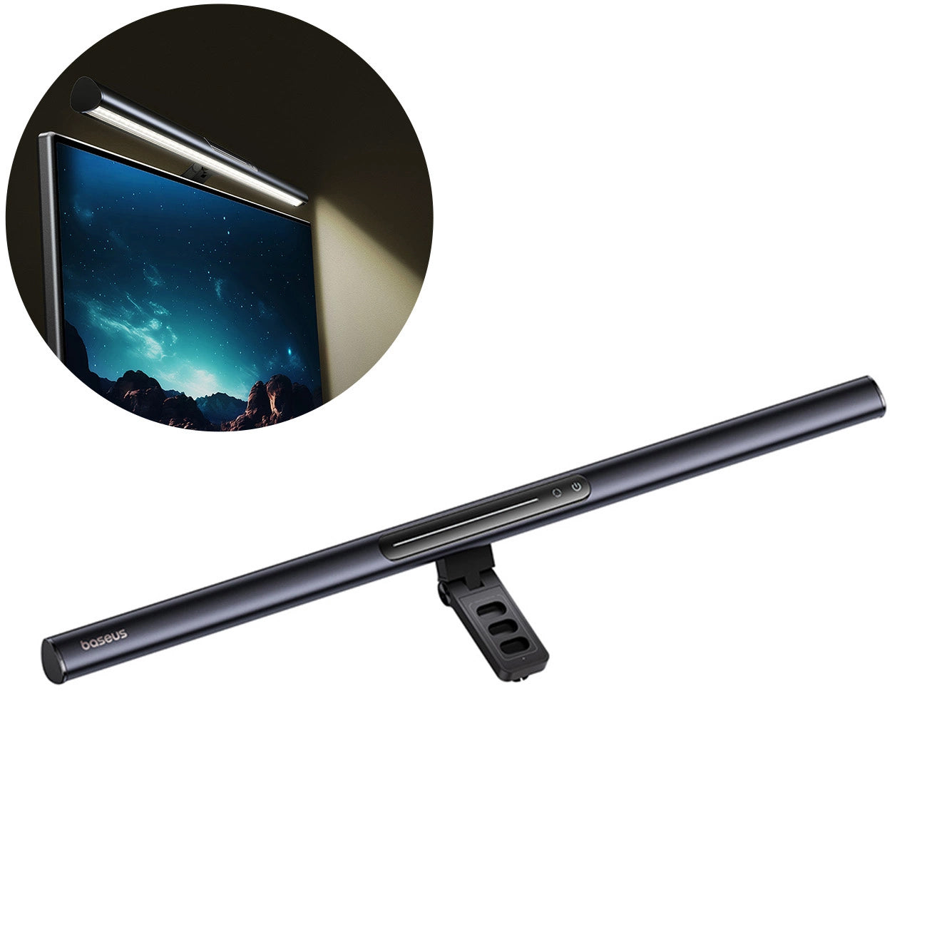 Lampa Led Monitor Baseus i-Wok 3, 2700K - 6000K, Crna L10068500111-00
