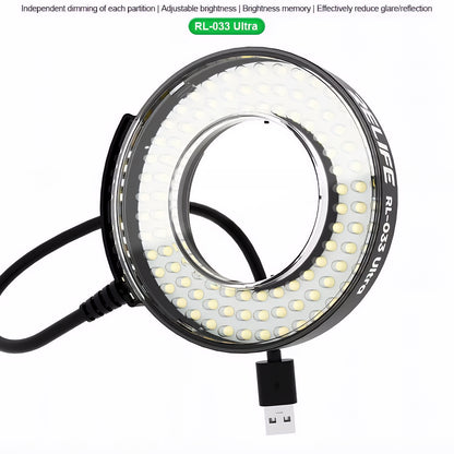 Lampa Relife RL-033 Ultra za mikroskop, crna