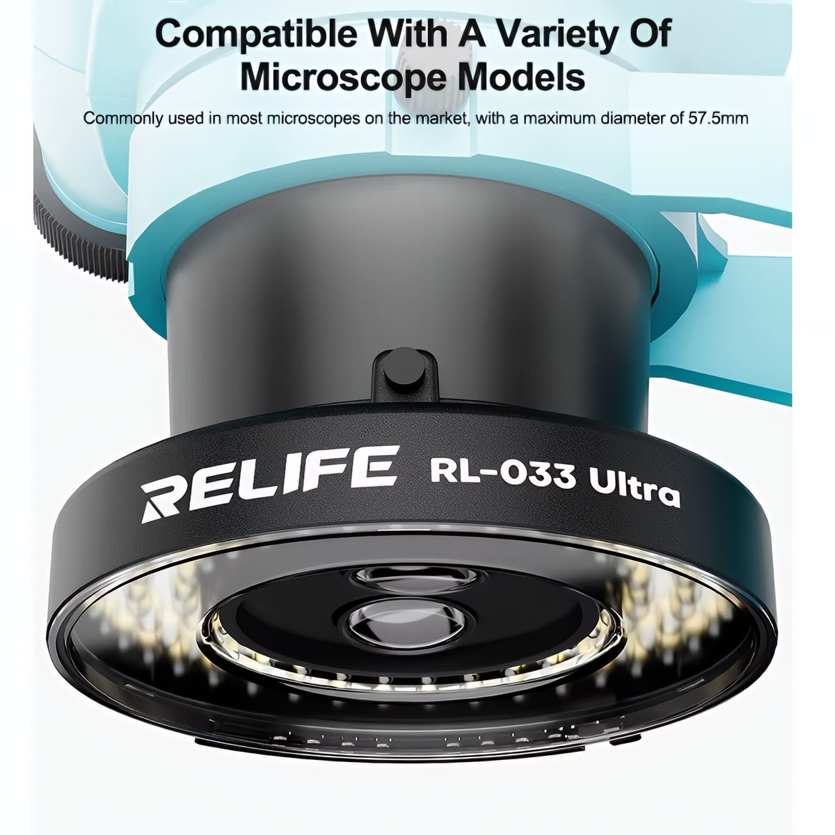 Lampa Relife RL-033 Ultra za mikroskop, crna