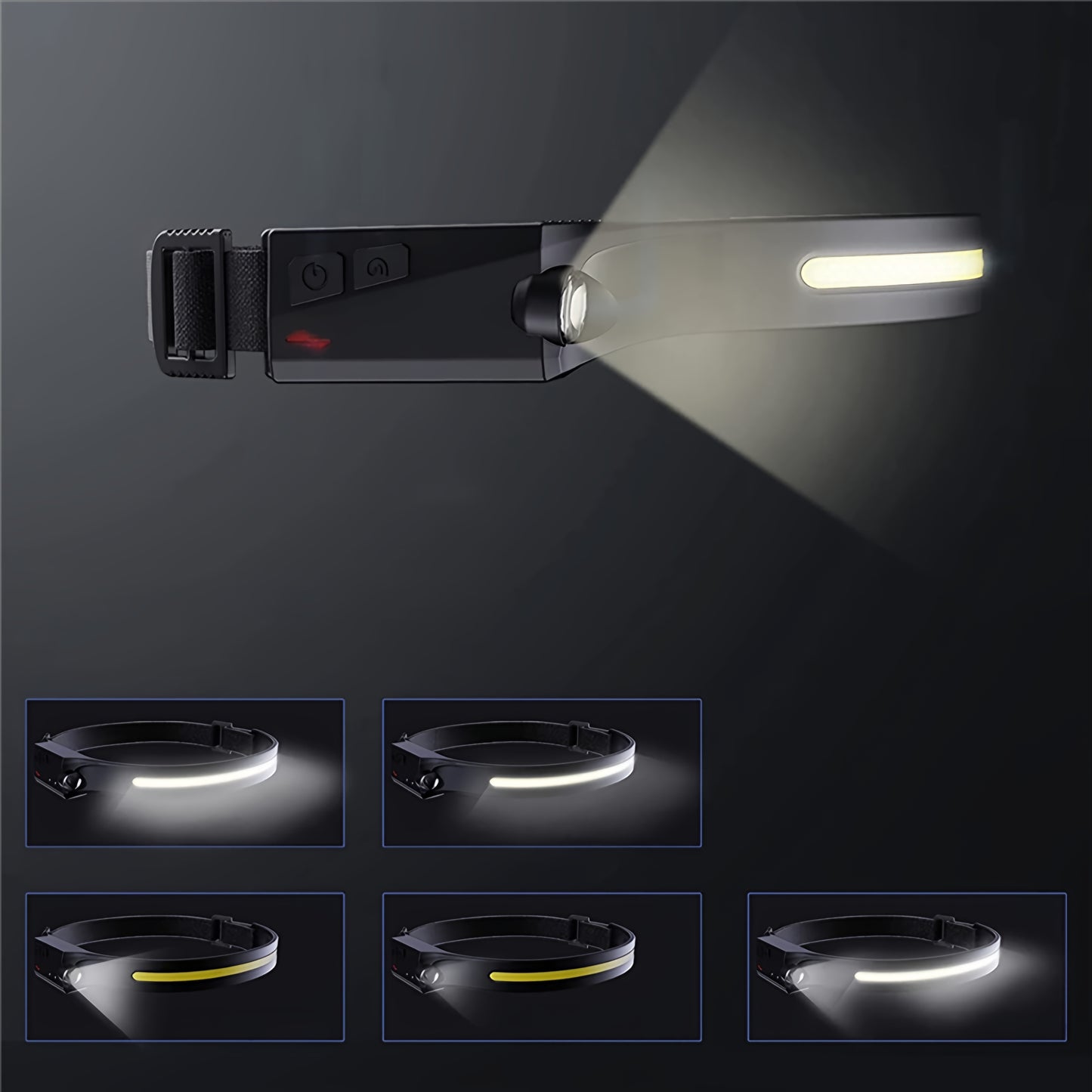 LED prednja svjetiljka WZK WLC-1200, 350lm, IPX4