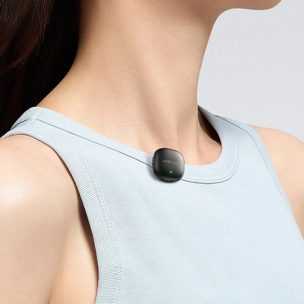 Lavaliera Acefast R1, USB-C, Set 2 komada, Crna