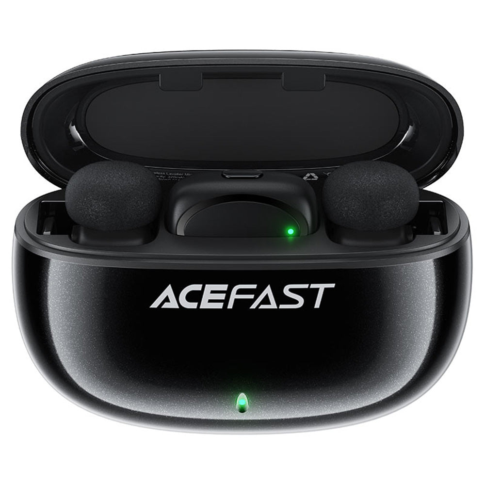 Lavaliera Acefast R2, USB-C, Set 2 komada, Crna