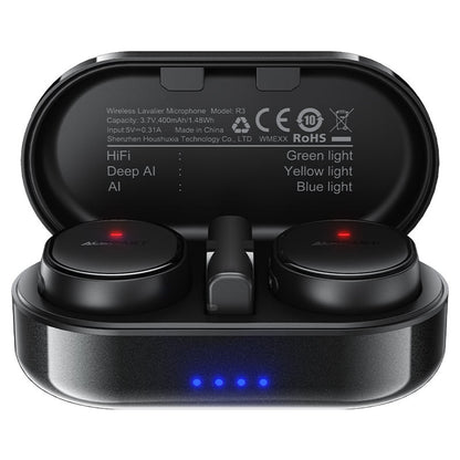 Lavaliera Acefast R3, USB-C, Set 2 komada, Crna