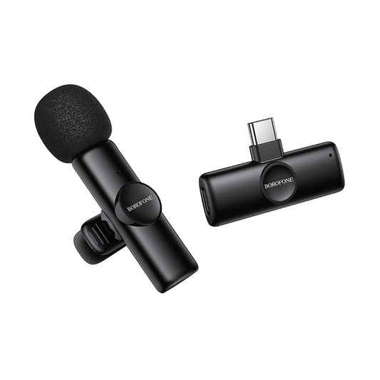 Lavalier Borofone BFK16 Winner, USB-C, Crna