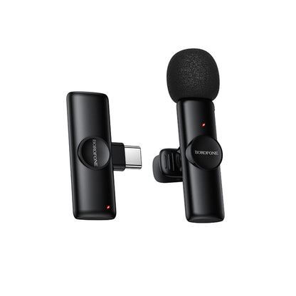 Lavalier Borofone BFK16 Winner, USB-C, Crna