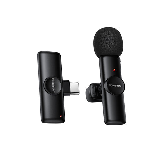 Lavalier Borofone BFK16 Winner, USB-C, Crna