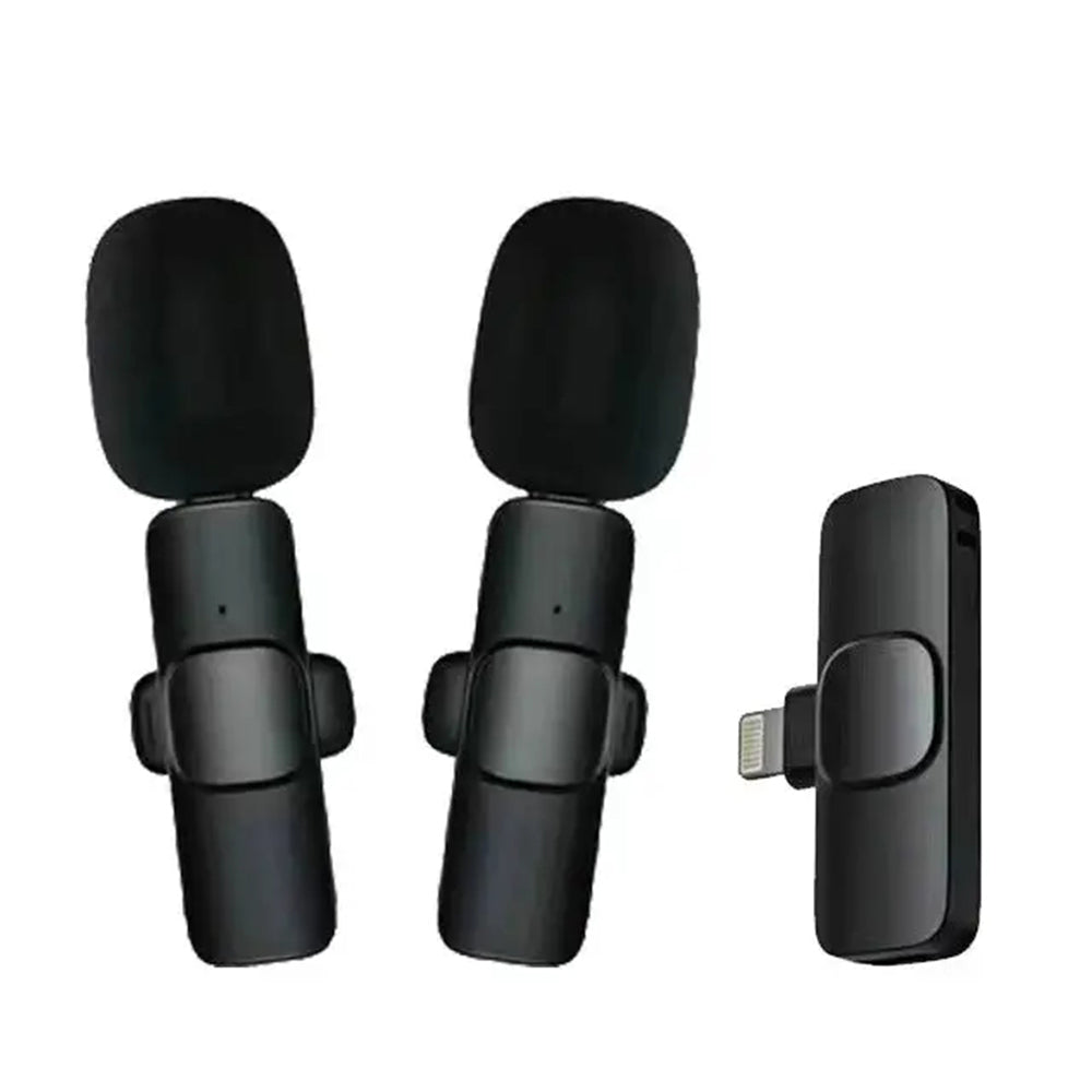 Lavalier Techsuit LW1, Lightning, Set 2 komada, Crna