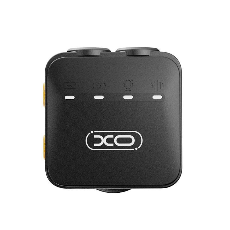 Lavalier XO Design MC15 Dual, USB-C / Lightning, Set 2 komada, Crna