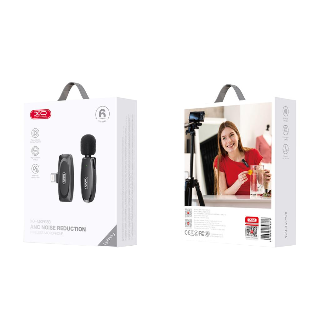 Lavaliera XO Design MKF08B, Lightning, Crna 