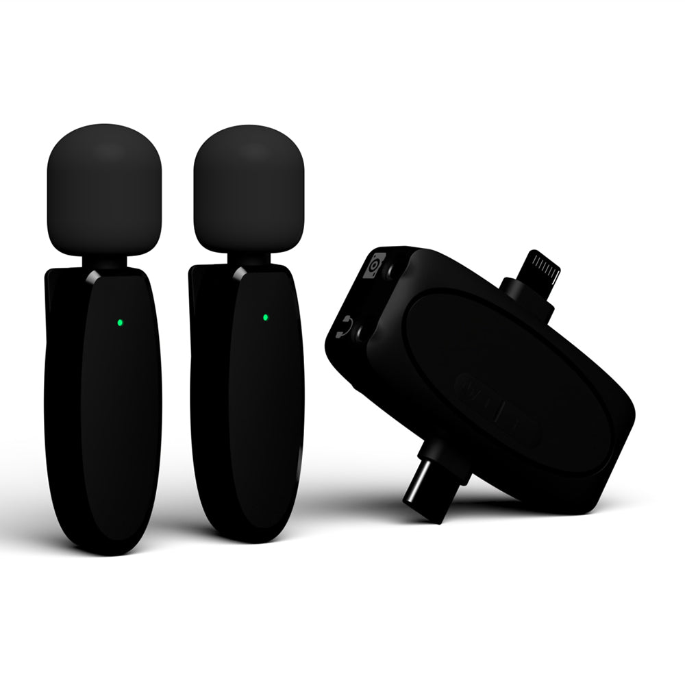 Lavaliera Yesido KR15, USB-C / Lightning, Set 2 komada, Crna