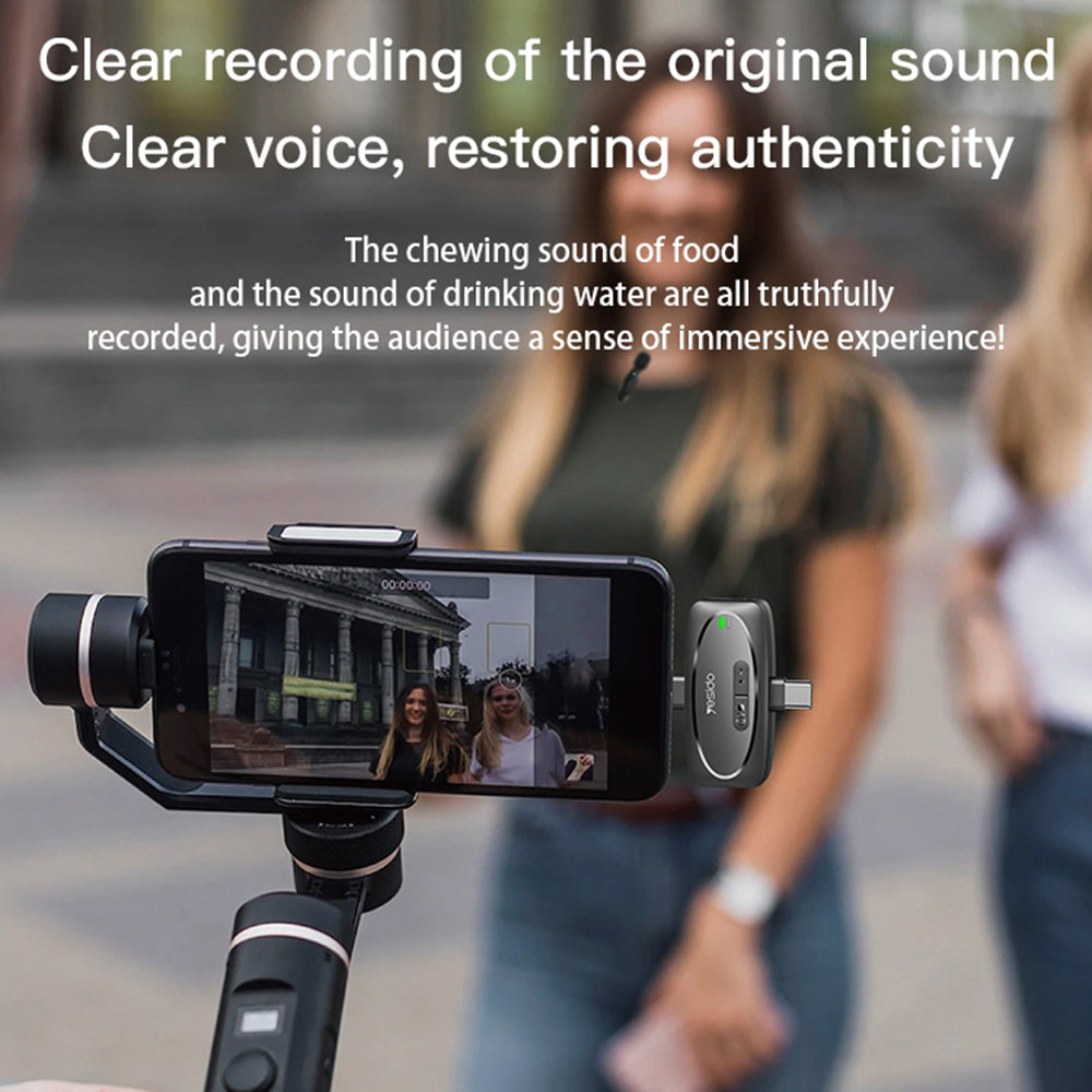 Lavaliera Yesido KR15, USB-C / Lightning, Set 2 komada, Crna