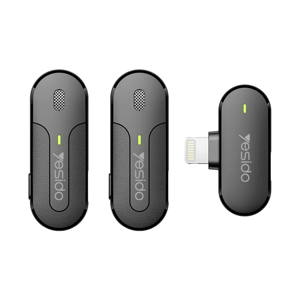 Lavaliera Yesido KR16, Lightning, Set 2 komada, Crna