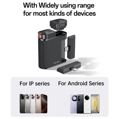 Lavaliera Yesido KR19, USB-C / Lightning, Set 2 komada, Crna