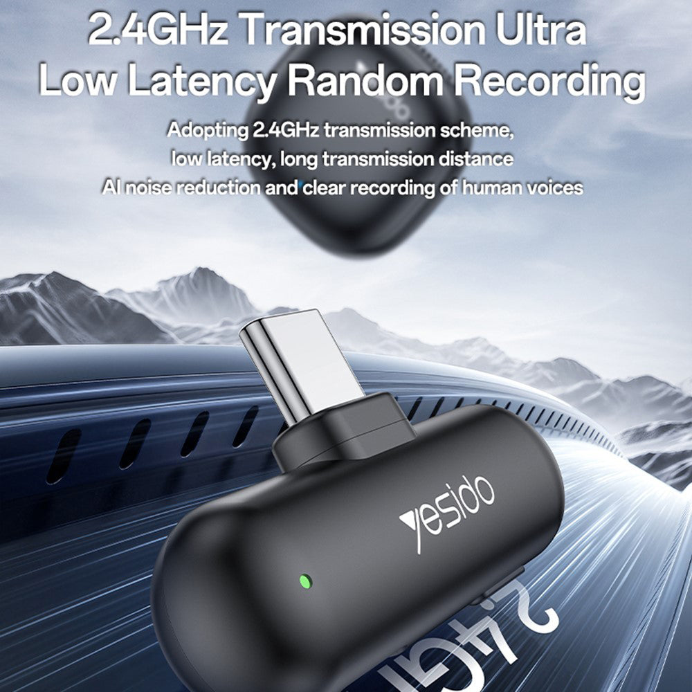 Lavaliera Yesido KR20, Lightning, Set 2 komada, Crna