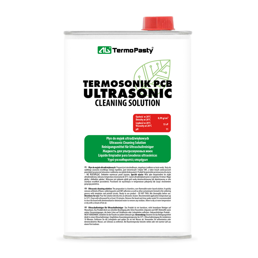 AG Termopasty tekućina za čišćenje ultrazvukom za PCB ploču, 1l ART.AGT-200