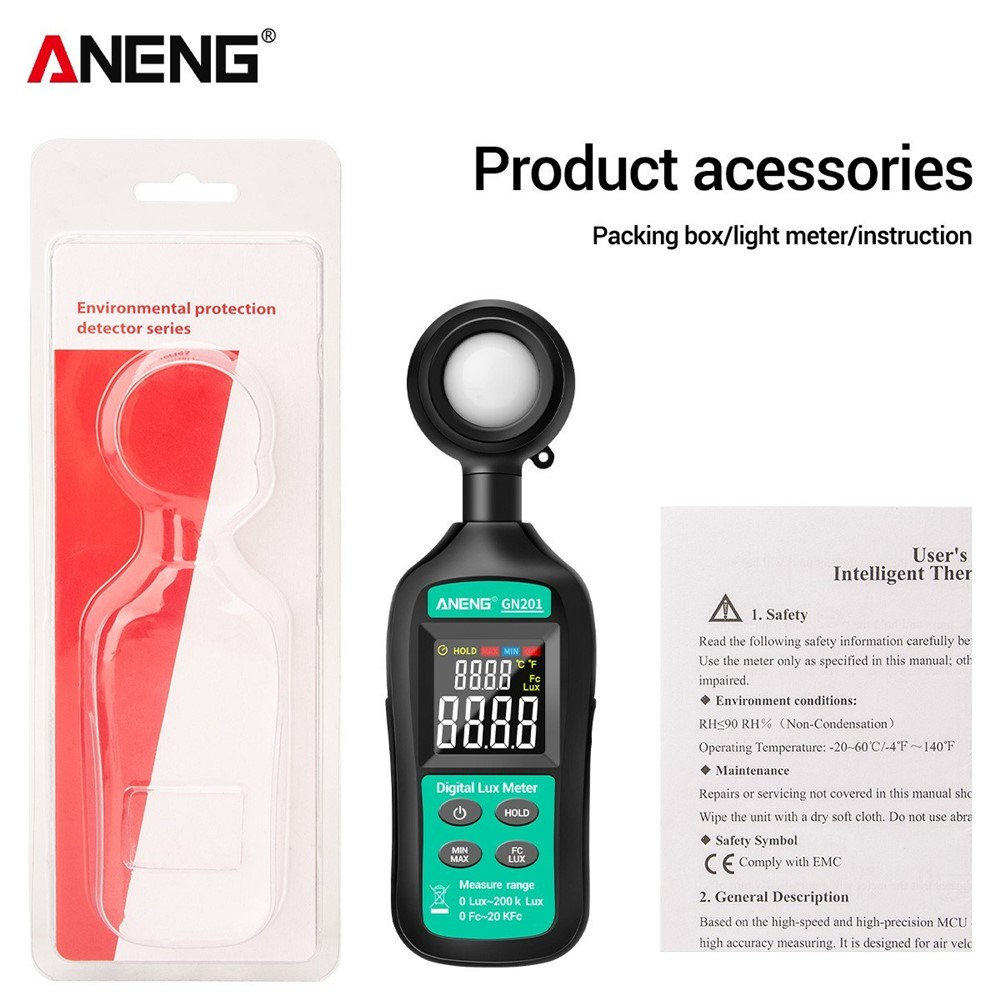 Digitalni Luxmetar ANENG GN201