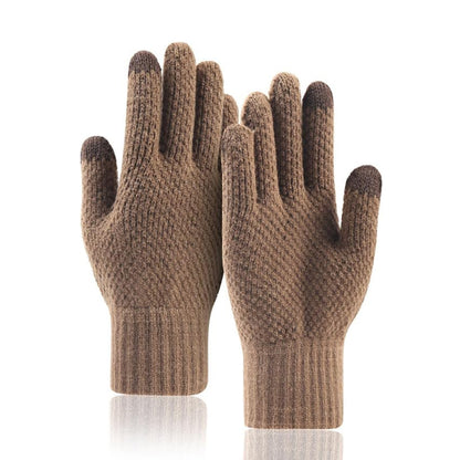Zimske Taktile Rukavice za Muškarce Techsuit ST0013, Veličina 22cm, Smeđa