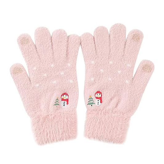 Zimske Taktile Rukavice za Dame Techsuit ST0011, Veličina 17cm, Roza